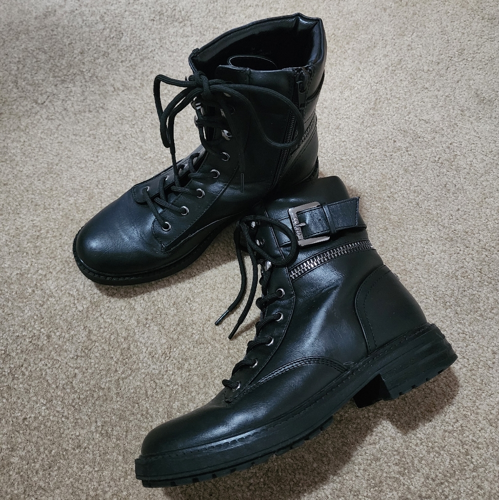 Guess Black Combat Style Boot - image 3